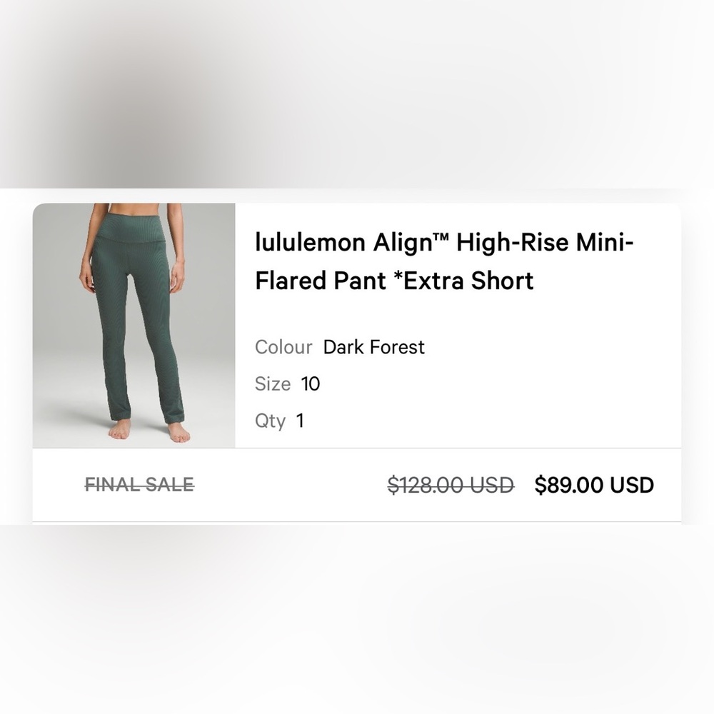 lululemon athletica Align High-Rise Leggings in Dark Green